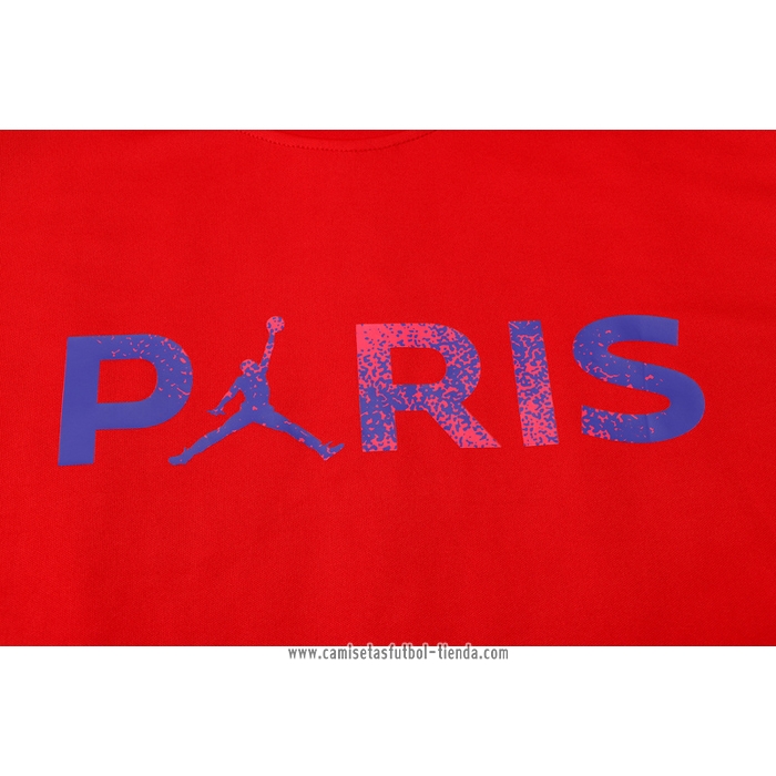 Chandal del Paris Saint-Germain Jordan 2021 2022 Manga Corta Rojo